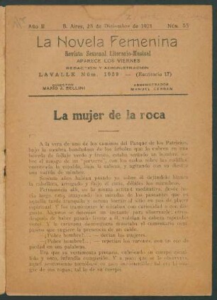 1921005500: La mujer de la roca