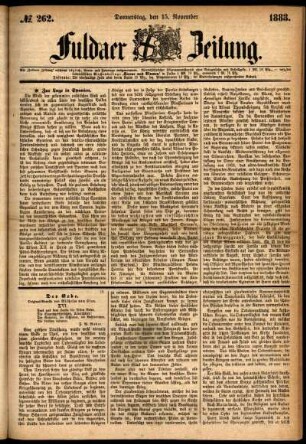 Ausgabe vom Donnerstag, den 15. November 1883.