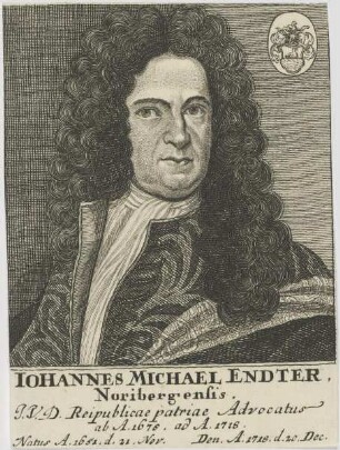 Bildnis des Iohannes Michael Endter