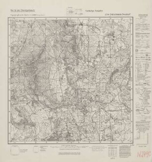 2790 Dutschimin-Neudorf, Topographische Karte 1:25000 (4cm - Karte)