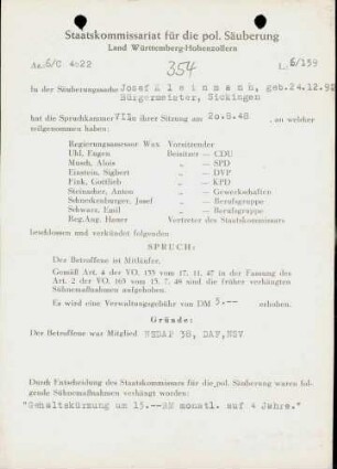 Kleinmann, Josef