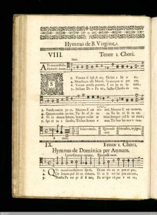 Hymnus de Beatissima Virgine.