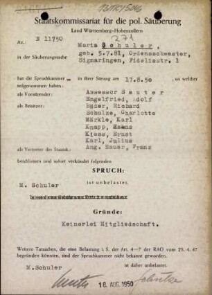 Schuler, Maria
