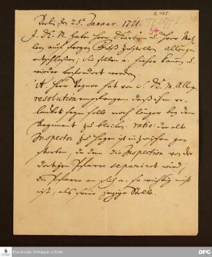 Notizen von August Hermann Francke.