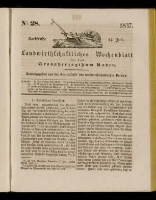No 28. 1837. 14. Juli