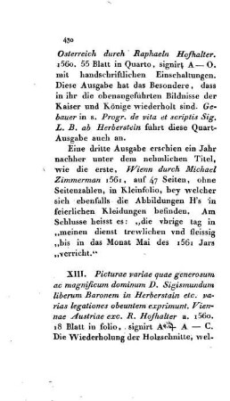 XIII. Picturae varia