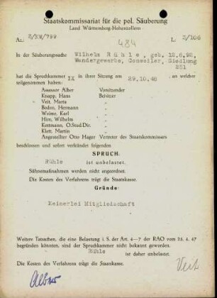 Rühle, Wilhelm