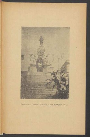 Estatua del General Morazán. - San Salvador, C. A. - [Fotografía]