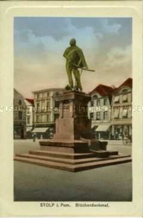 Das Blücher-Denkmal in Stolp