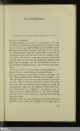 Im Zuchthaus