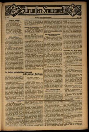 Zweite Ausgabe vom Donnerstag, den 30. Juli 1931.