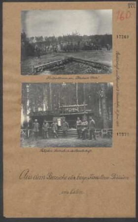 Bereitschaft im Abschnitt II, Unterabschn. A Juni 1916: Telephon-Zentrale in der Bereitschaft