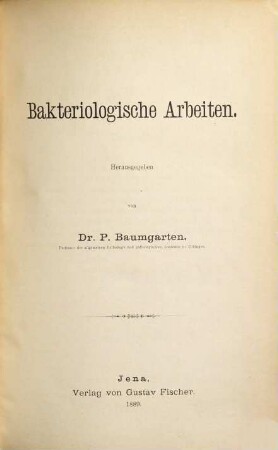 Beiträge zur pathologischen Anatomie und zur allgemeinen Pathologie. 7. 1890