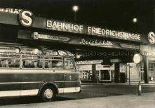 Der S-Bahnhof Friedrichstraße