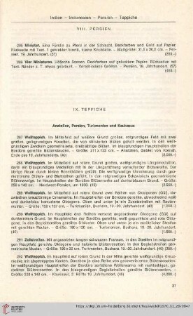 VIII. Persien