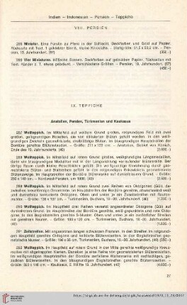 VIII. Persien