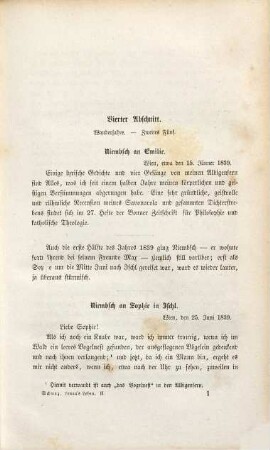 Lenau's Leben : Großentheils aus des Dichters eigenen Briefen, 2