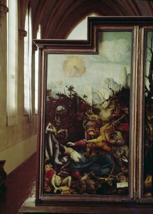 Isenheimer Altar — Die Versuchung des heiligen Antonius