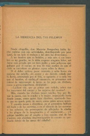 La herencia del tío Filemón