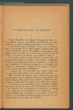 La herencia del tío Filemón
