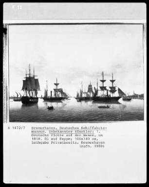 Die erste deutsche Flotte auf der Weser