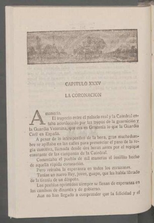 Capítulo XXXV - La coronación