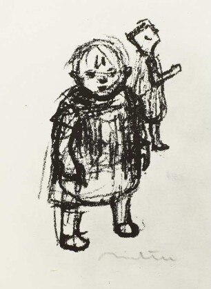 Zwei stehende Kinder