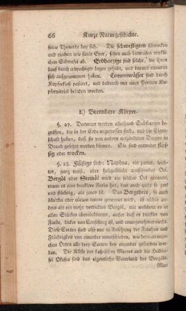 E) Brennbare Körper.