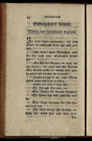 Siebenzehntes Kapitel. Verfolg des funfzehnten Kapitels.