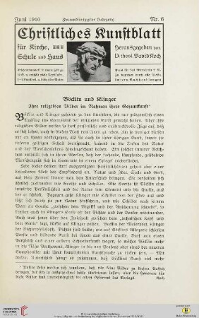 Nr. 6 (Juni 1910)