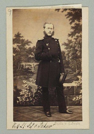 Bildnis von Bernhard Freiherr von Patow (1836-1891)