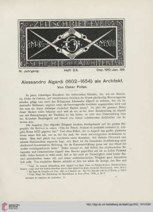 Heft 3/4 [Dez. 1910/Jan. 1911]