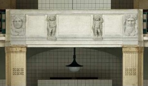 Emporenbrüstung mit Reliefs