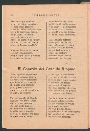 El corazón del caudillo riojano