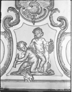 Potsdam, Neues Palais, Blaue Kammer, R.: 179, Westwand, links Feld.