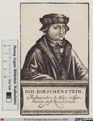 Bildnis Johannes Böschenstein