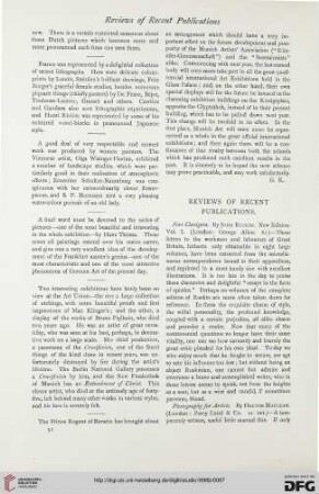 Reviews of recent publications