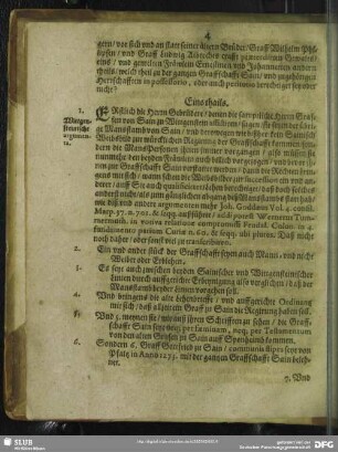 Eins thails [Wittgensteinische argumenta]