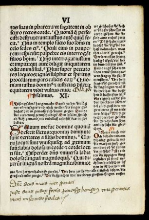 Psalmus. XI. - Psalmus. XX.