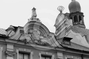 Giebel des Schifffahrtsmuseums Riga