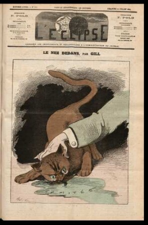 Le nez dedans, par Gill