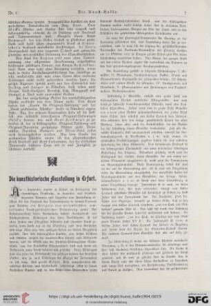 9: Die kunsthistorische Ausstellung in Erfurt