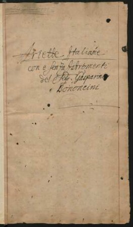 [Sammelhandschrift] 44 Arien und Kantaten