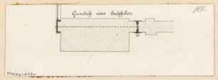Bahnhof Börse der Stadtbahn, Berlin Monatskonkurrenz Oktober 1878: Teilgrundriss S-Bahnbogen, Teilgrundriss Hallenwand