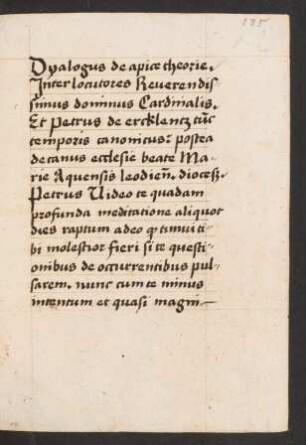 De apice theoriae
