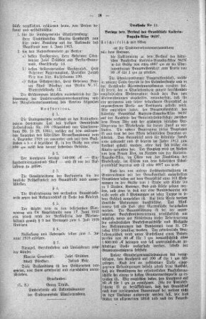 In nicht öffentlicher Sitzung (11.), 22. Januar 1919
