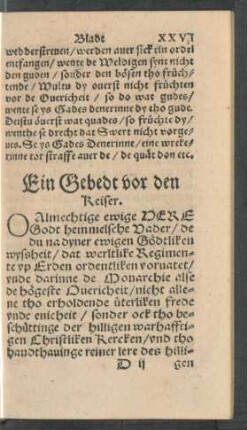Ein Gebedt vor den Keiser.