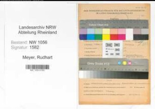 Entnazifizierung Rudhart Meyer , geb. 04.03.1905 (Beamter)