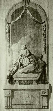 Entwurf eines Monumentes für Christian Fürchtegott Gellert