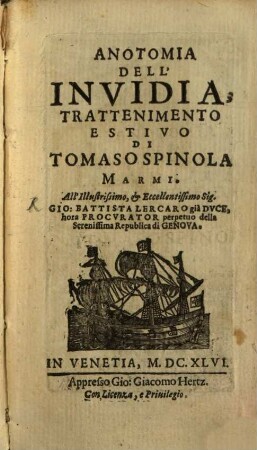 Anatomia dell'invidia